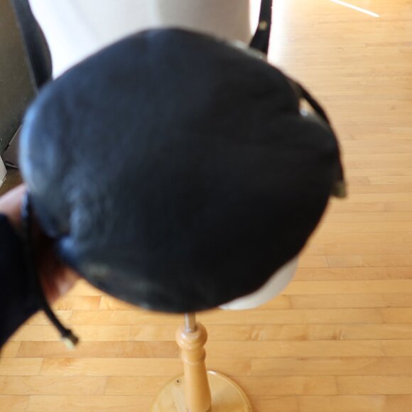 OOAK! Musick black crocodile bucket bag handmade by Meg Musick-Makely $600 - Picture 7 of 15